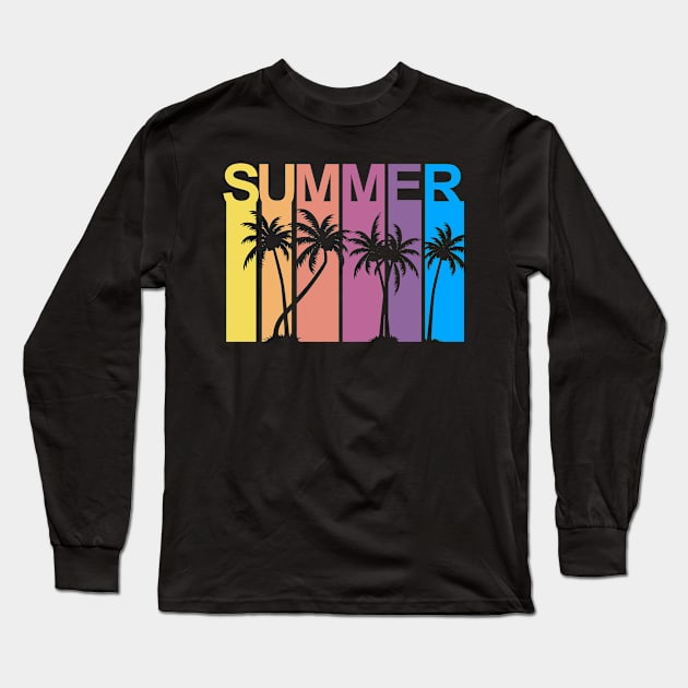 summer Long Sleeve T-Shirt by hatem